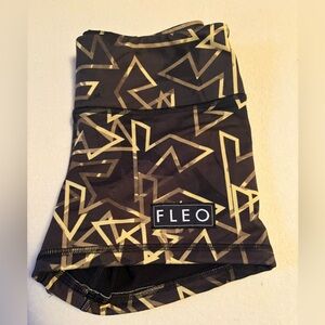 Fleo Yellow and Black Shorts